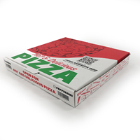 Boîte à Pizza en Carton de Cuir de Vachette avec Logo Imprimé, Personnalisée, Bon Marché, Vente en Gros
