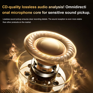 Système de microphone cravate sans fil <span class=keywords><strong>Micro</strong></span> Wireless S50 avec étui de charge pour diffusion en direct, vlogs, podcasts - Product Image 4