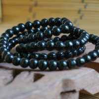 Meilleure Qualité 108 Perles Rondes en Pierre Shaligram Mala Sigma Exports Modèle 004 pour la Fabrication de Bijoux Prix de Gros Produit