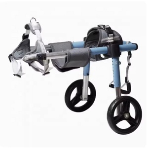 Fauteuils roulants <span class=keywords><strong>pour</strong></span> chiens, véhicule d'assistance <span class=keywords><strong>pour</strong></span> chiens handicapés, <span class=keywords><strong>fauteuil</strong></span> <span class=keywords><strong>roulant</strong></span> <span class=keywords><strong>pour</strong></span> la récupération des membres arrière, réglable sur 2 et 4 roues - Product Image 1