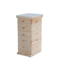 Neuer Langstroth 10-Rahmen 5-Schicht Holz-Bienenstock, Wachsbeschichtetes Komplettes Anfänger-Set, Imkerei-Ausrüstung, Rahmen Nicht Inbegriffen