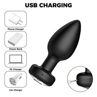 Plug anal sans fil télécommandé le plus vendu avec 10 modes de vibration pour hommes et femmes, populaire sur Amazon et ailleurs