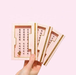 Mới Thiết kế cá nhân lông mi cụm lụa nhiệt ngoại quan PREMADE khối lượng người hâm mộ Knot miễn phí lông mi DIY lông mi mở rộng - Product Image 5