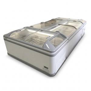 Supermarket Glass Door <b>Mini</b> Refrigerators Display <b>Cooler</b> Commercial Kitchen Equipment Combination Island Cabinet - Product Image 1