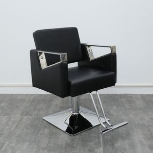 Chaise de styliste de salon de coiffure moderne de haute qualité en Chine, chaise de barbier noire, chaises d'attente, chaise de maquillage pour salon de beauté - Product Image 2