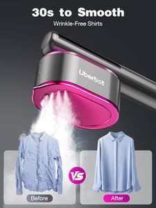 Portable Handheld Wet & Dry Garment <b>Steamer</b> with Rotatable Ironing Panel for Home and Travel Use - Product Image 5