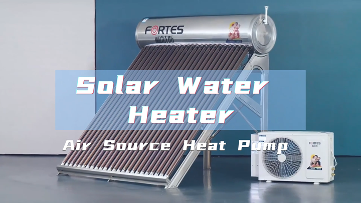 200L Portable Air Source Hybrid Solar Water Heater Heat Pump - Main Image