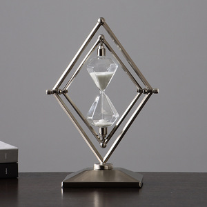 Ornements de minuterie de <span class=keywords><strong>sablier</strong></span> géométrique créatif Horloge de sable rapide haut de gamme moderne Style de conception moderne - Product Image 5
