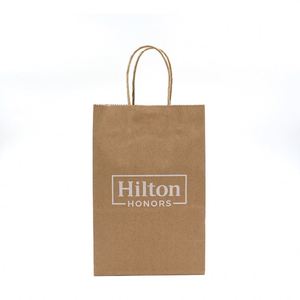 Bolsa de Papel Kraft Marrón para Llevar Comida, con Asas, Impresa con Logotipo Personalizado, Económica, Ecológica y Reciclable - Product Image 6