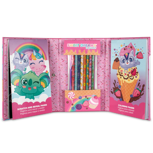 Blocco attività 2 in 1 con matite Sweet Dreams - Product Image 2
