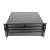 Chasis de Servidor en Rack 4U con Ventiladores Frontales de 380 mm, Chasis de Servidor de Computación en la Nube con Bloqueo para Aplicaciones Industriales