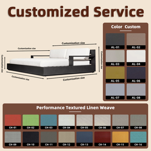 سرير أريكة خارجي بإطار ألومنيوم، قماش مقاوم للعوامل الجوية، وسائد قابلة للفصل، مناسب للحدائق والتخييم وبيوت الضيافة والشرفات - Product Image 2