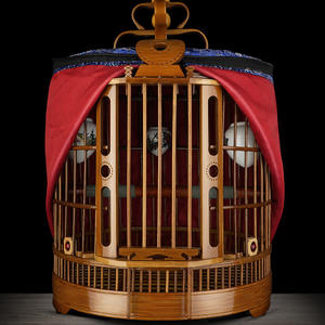 El-boyalı çevre dostu katı eğlence asılı lüks bambu kafes geleneksel çin el sanatları Vintage stil - Product Image 2