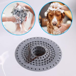 Protector de desagüe de silicona para ducha y bañera con ventosa, atrapapelos y tapón de desagüe para el hogar - Product Image 5