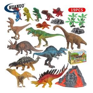 Vente chaude 19 pièces enfants Simulation éducative grands modèles de <span class=keywords><strong>dinosaures</strong></span> fossile <span class=keywords><strong>volcan</strong></span> scène enfants jouets - Product Image 1