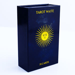 Usine personnalisée or bordure Tarot <span class=keywords><strong>mots</strong></span> clés vérité cachée cartes Oracle haute qualité Poker Tarot cartes à jouer - Product Image 2