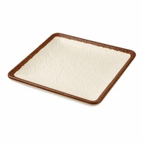 Service de table OEM A5 en mélamine effet porcelaine avec assiettes, bols et cuillères, non toxique, sans BPA, anti-brûlure, pour restaurants de hotpot et hôtels