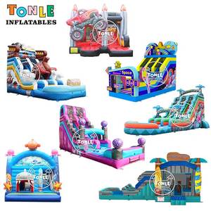 2026 TONLE Saldi di Liquidazione: Scivolo Acquatico Gonfiabile Commerciale, Castello Gonfiabile, Giochi con Percorso a Ostacoli per Bambini in Vendita - Product Image 3