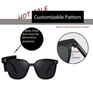 <span class=keywords><strong>Hit</strong></span> product существующие черные солнцезащитные очки, солнцезащитные очки для мужчин и женщин, модные очки с большой коробкой, оптовая продажа с завода - Product Image 4