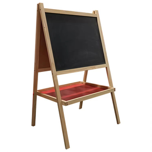 Wholesale Premium Wooden Two-in-one Folding Double-sided Painting <b>Easel</b> DIY Drawing <b>Board</b> Puzzle <b>Board</b> for Kids Boys Girls - Product Image 3
