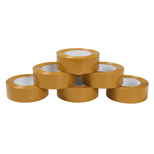 Ruban adhésif en <span class=keywords><strong>colle</strong></span> acrylique JIANGRUN buff imprimé pour emballage, 45mic*48mm*135m Espagne - Product Image 4
