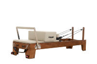 Cama Reformador en Bois d'Érable Compacte et Multifonctionnelle pour Pilates, Yoga et Entraînement du Core, pour Studio