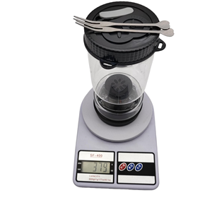 Wholesale High Borosilicate Glass Olive and <b>Pickle</b> Strainer <b>Jar</b> Hourglass with Flip Container Airtight Food Storage - Product Image 3
