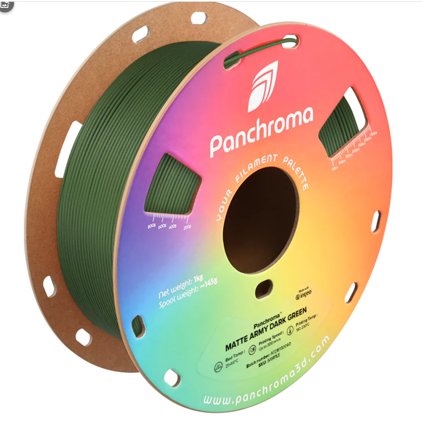 สีเขียวเข้มแบบด้าน