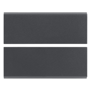 Two 2M Neutral Grey Fixed Half <b>Keys</b> 5x3.7x0.9cm For Keyboard <b>Customization</b> - Product Image 1