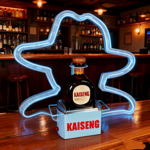 Présentoir à bouteilles de <span class=keywords><strong>tequila</strong></span> <span class=keywords><strong>1942</strong></span>, nouvelle arrivée, logo personnalisé, présentoir à bouteilles LED, support d'affichage, enseignes, fournisseur de matériel de bar - Product Image 5