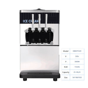 Mini machine à faire des glaces automatique et portable, options pour crème molle et dure, pour usage domestique, pour les cafés et les chariots à glaces - Product Image 3