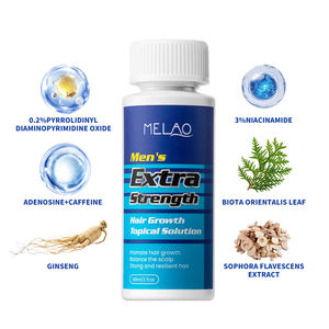 Suero para el Crecimiento del Cabello de Marca Privada, Solución Orgánica para el Cuero Cabelludo con Cafeína y Péptidos, Línea Capilar Recedente, Cabello Más Grueso, Suero para el Recrecimiento del Cabello para Hombres - Product Image 5