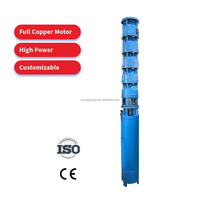 Pompe à eau submersible électrique haute pression 1,5 et 2 pouces pour puits profond, moteur AC, multistade, en fonte, 60Hz, 5KW, pour eau propre