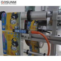 Rouleau de bouteille de manu Semi-automatique, machine à étiqueter les petites bouteilles, double tête, applicateur d'étiquettes manuel
