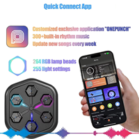 RS ONEPUNCH - Cible de réaction électronique murale pour l'entraînement au boxe en intérieur - Jeu d'entraînement au boxe intelligent avec application - Machine d'entraînement au boxe