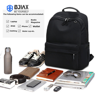 Sac à dos unisexe étanche antivol pour ordinateur portable avec port de chargement USB, en nylon, fermeture éclair, poignée souple, compartiment pour ordinateur 20-35L
