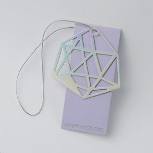 MOS Non-Woven Rectangle Flag Labels Laser Cut Digital Printing Garment Tags Eco-Friendly Straight Cut - Product Image 3