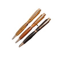 Premade Tropical Woodworking CNC Stylos Exotique En Bois Streamline Stylo À Bille