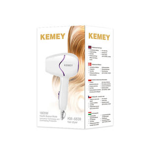 เครื่องเป่าผมแบบพับได้ Kemey KM-6839 พร้อมประจุลบและการตั้งค่าอุณหภูมิแบบคู่สำหรับใช้ในบ้าน - Product Image 2