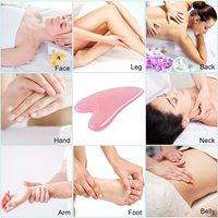 Outil Facial Gua Sha, pierre de résine Guasha pour traitement des points de déclenchement de thérapie d'acupuncture SPA