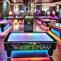 Machine de jeu de hockey sur air pour enfants à pièces Divertissement Jeu de sport de table de hockey sur air électrique