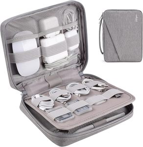 Échantillon gratuit Sac organisateur de câbles 3 pièces Organisateur de voyage électronique pour disques durs, câbles, téléphone, USB, carte SD - Product Image 1