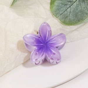 تفجيرات بلاستيكية حلوة للأطفال من Yaopo عبر الحدود دبوس شعر متدرج على شكل زهرة بيضة مشبك شعر قرش بنصف ربطة رأس - Product Image 6