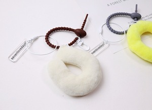 2021 Keycha Tagram Influencer-Anhänger, süße rote Schnüre, Auto- und Taschenanhänger, dekorative trendige Anhänger, Brot-Donut-Schlüsselanhänger - Product Image 4