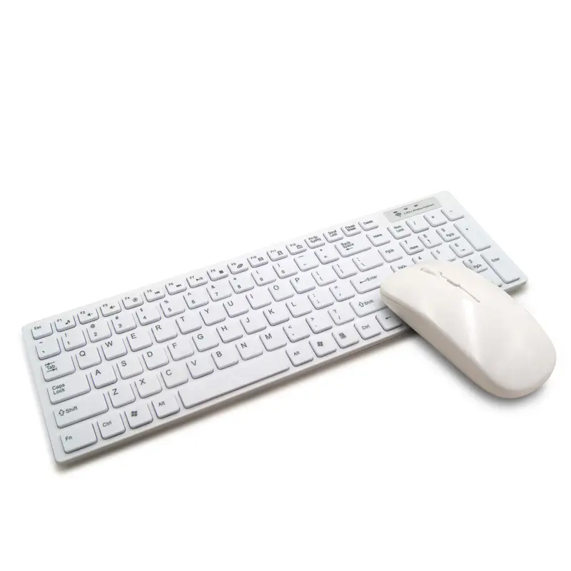 2.4G Wireless Ultra-Thin Custom Language Layout Keyboard Mouse Multimedia Full-size Keyboard Mouse Set