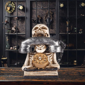 Ingrosso film <span class=keywords><strong>Vintage</strong></span> retrò riprese fatte a mano intaglio arte Halloween incandescente per la decorazione del telefono modello astratto in resina per Desktop - Product Image 6