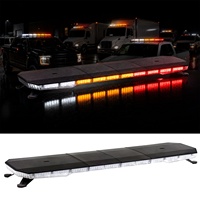 Barre lumineuse LED SM600A-4 1167 mm 46 pouces 156 LED ECE R65 R10 IP67 12-24V Rouge Bleu Stroboscopique Garantie 3 ans