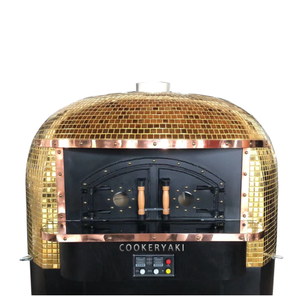 Four à pizza commercial électrique en or/<span class=keywords><strong>Gad</strong></span>/bois Italie Double porte - Product Image 2