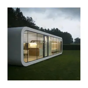 MH Kinh Tế prefab viên nang khách sạn 2 phòng ngủ Apple cabin container nhà để bán