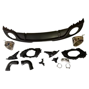 Prix de gros Kit de carrosserie S-line Diffuseur de pare-chocs arrière avec tuyau d'échappement pour Audi TT TTS <span class=keywords><strong>8J</strong></span> à <span class=keywords><strong>TTRS</strong></span> Style 2008-2014 - Product Image 4